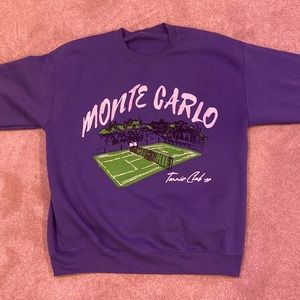 “Monte Carlo”-Graphic 90s antique sweater
